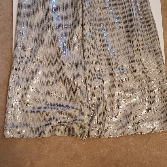 Zara sequined silver pants XS - Picture 7 of 8